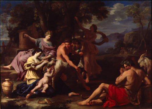 Nicolas Chaperon The Nurture of Jupiter oil painting picture